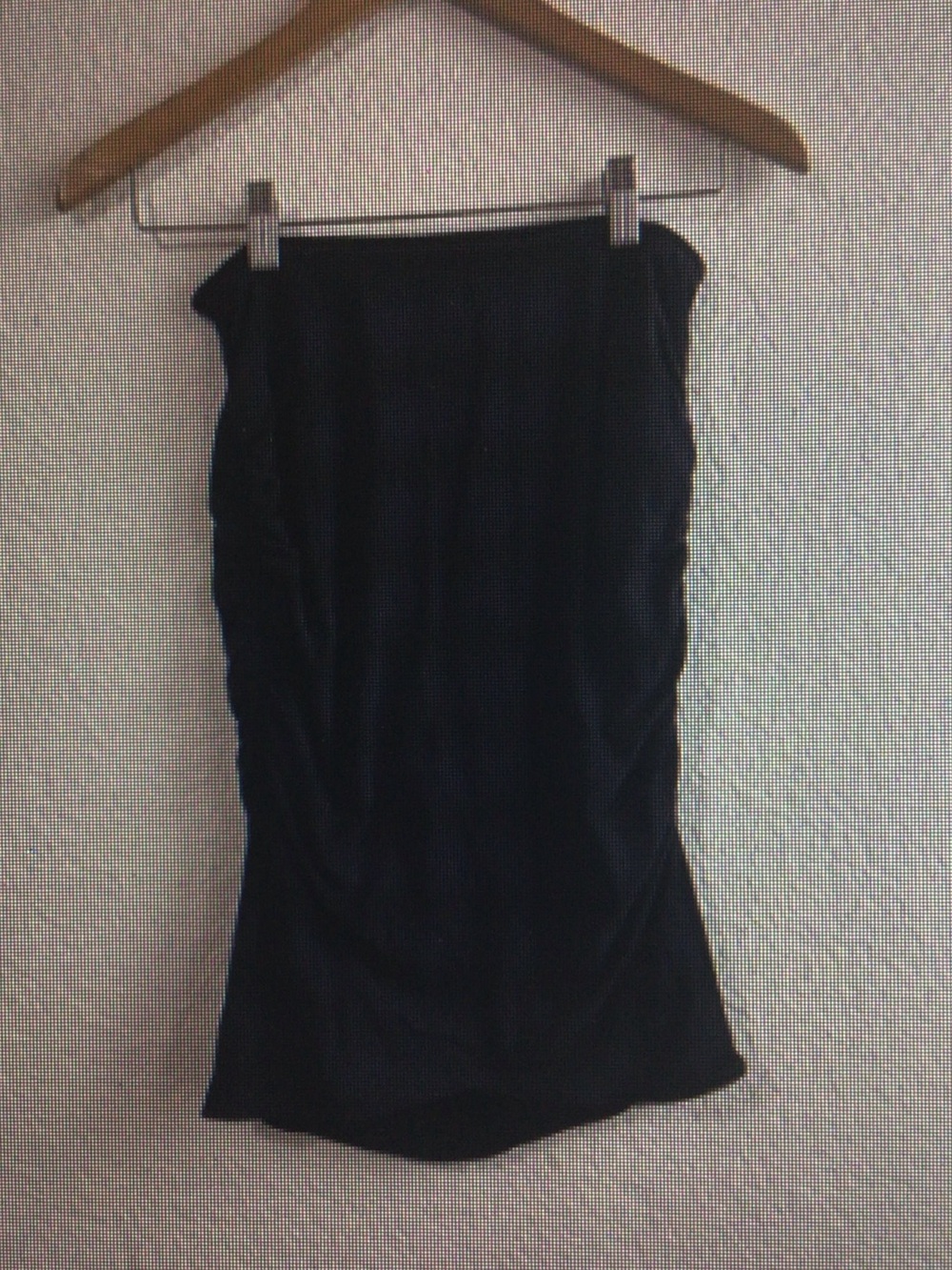 Black Strapless Velvet Tube Top
